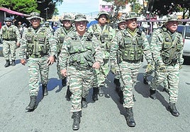 Las milicias bolivarianas se preparan ante la posibilidad de un ataque del ejército estadounidense.
