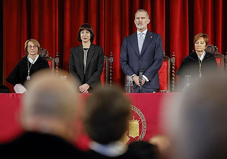 El Rey preside el acto de apertura del curso de las universidades españolas.