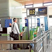 Prueba de reconocimiento facial del aeropuerto de Menorca.