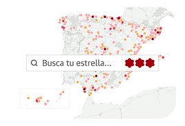 El mapa de todas las estrellas Michelin 2026