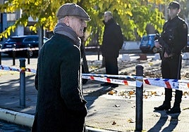 Josep Pujol a la llegada a la Audiencia Nacional.