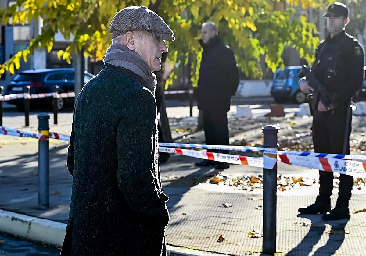 Josep Pujol a la llegada a la Audiencia Nacional.