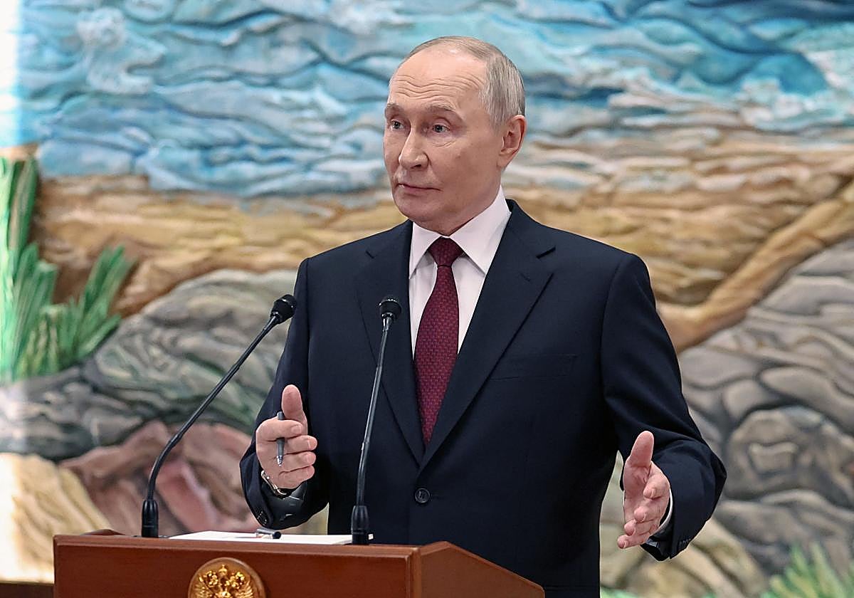 Vladímir Putin, presidente de Rusia.