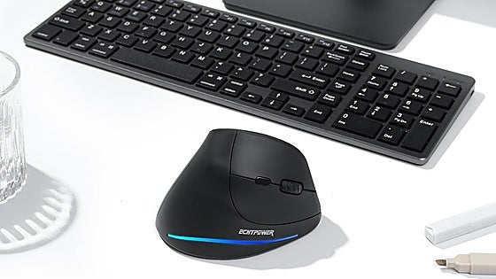 Despídete del dolor de muñeca con el ratón vertical ergonómico ECHTPower