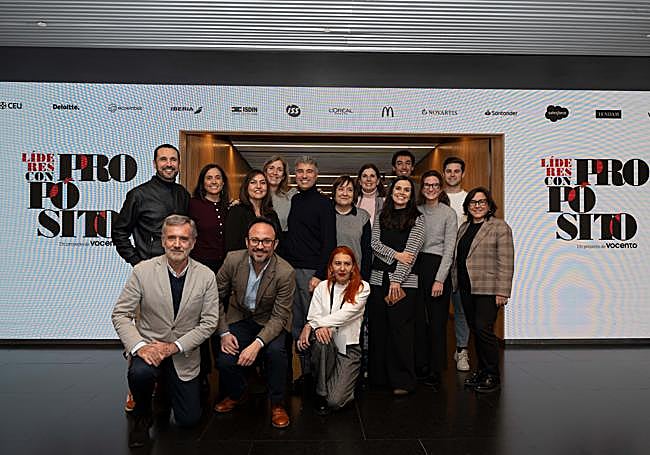 Representantes de las compañías de la comunidad Líderes con Propósito que participaron en la jornada de pensamiento crítico.