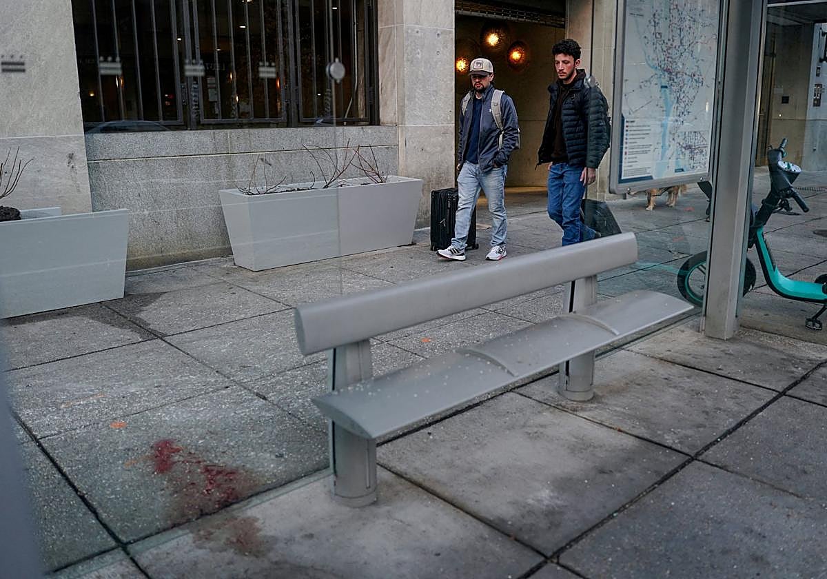 Lugar del tiroteo contra los soldados.