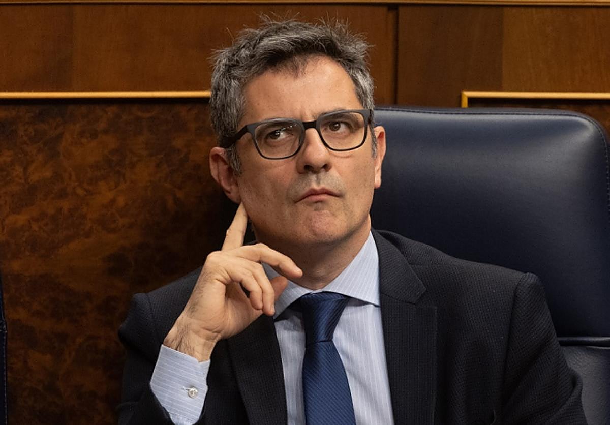 El ministro de la Presidencia, Justicia y Relaciones con las Cortes, Félix Bolaños.