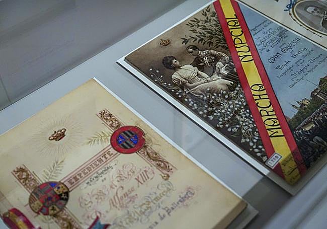 Documento del enlace entre Alfonso XIII y Victoria Eugenia de Battenberg el 31 de mayo de 1906