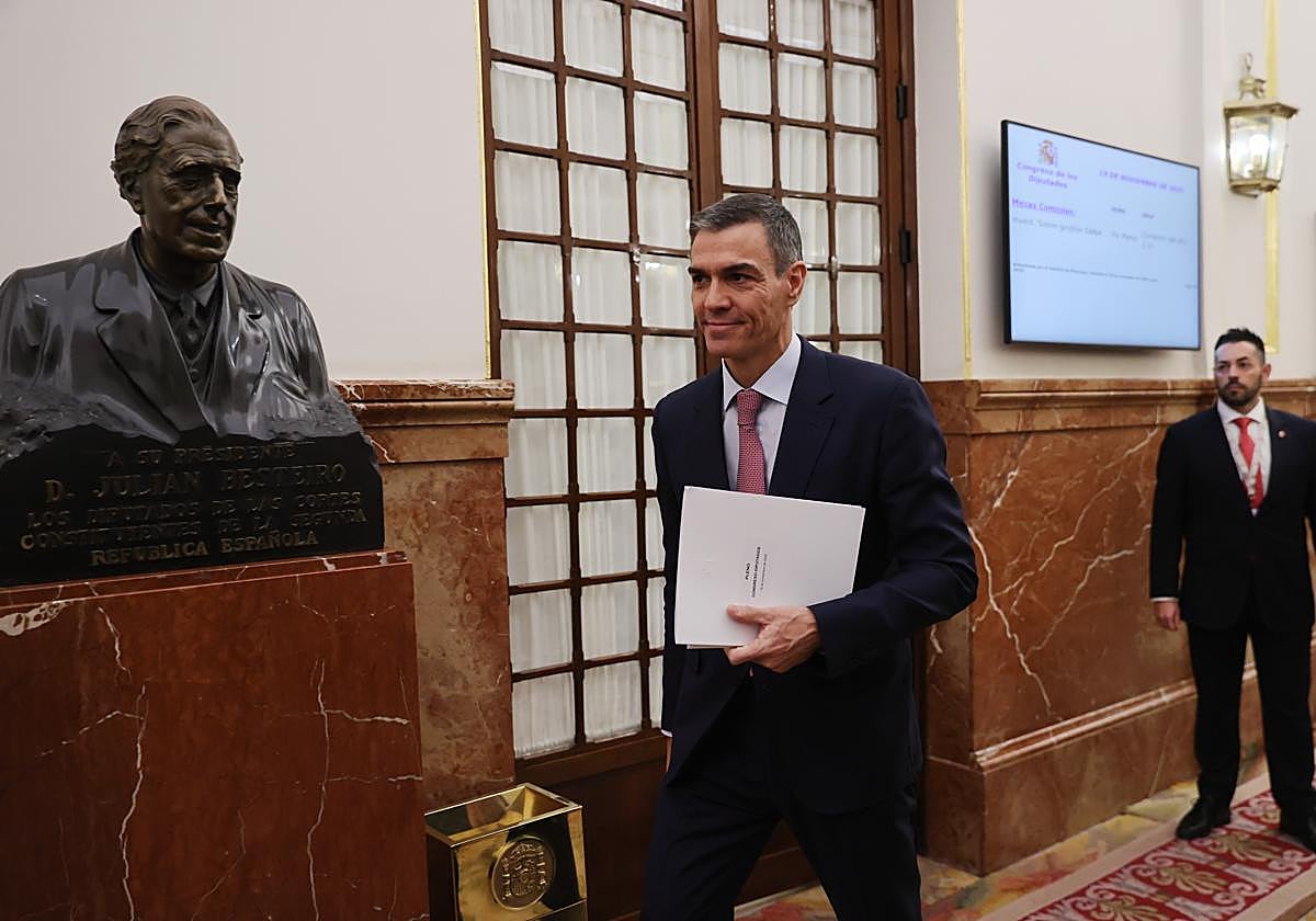 El presidente del Gobierno, Pedro Sánchez.