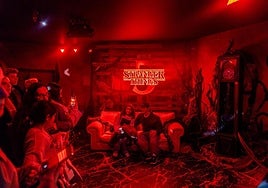 Exposición ambientada en Stranger Things en Madrid.
