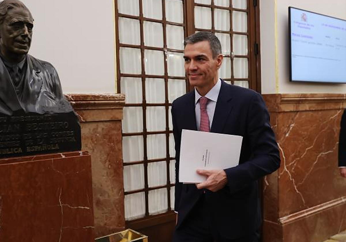 El presidente del Gobierno, Pedro Sánchez