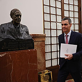 El presidente del Gobierno, Pedro Sánchez