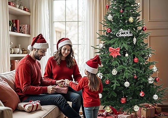 Estos árboles de Navidad plegables son perfectos para ahorrar espacio y decorar rápido