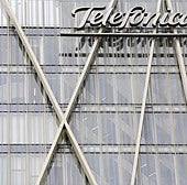 Vista de la sede de Telefonica.