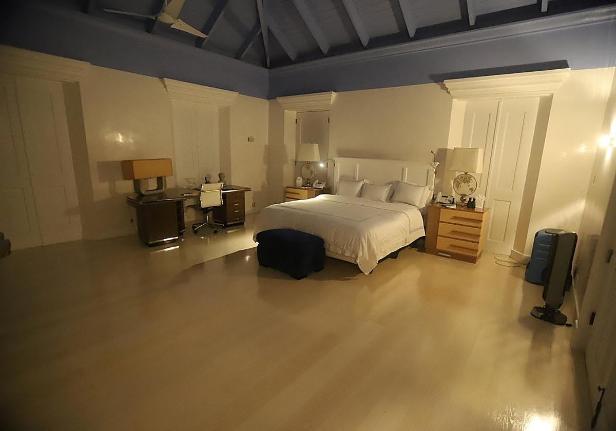 Una de las imágentes difundidas de la mansión.