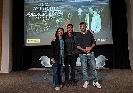 Presentación de la campaña de Aena y Estopa.