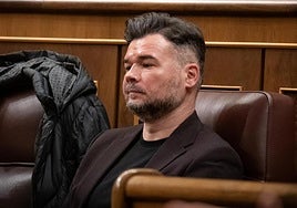 El portavoz de Esquerra en el Congreso, Gabriel Rufián.