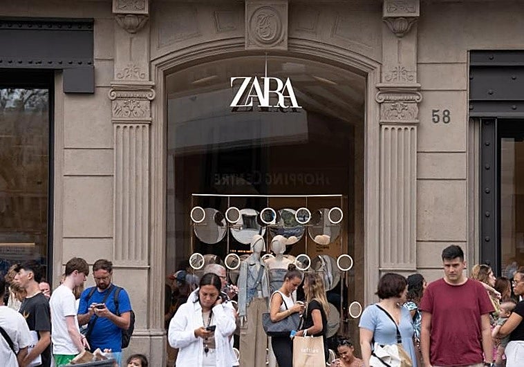 Una tienda de Zara en Barcelona.