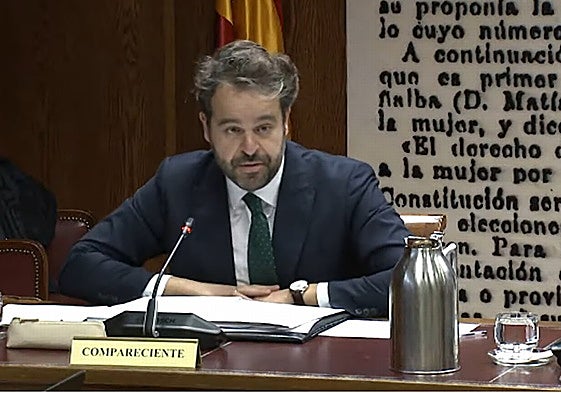 Juanfran Serrano en el Senado este martes