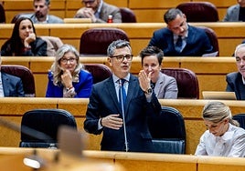 El ministro de la Presidencia, Justicia y Relaciones con las Cortes, Félix Bolaños.