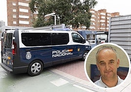Comisaría de Policía Nacional. En detalle, imagen del detenido, el jefe del grupo de Estupefacientes de la Policía Nacional de Valladolid