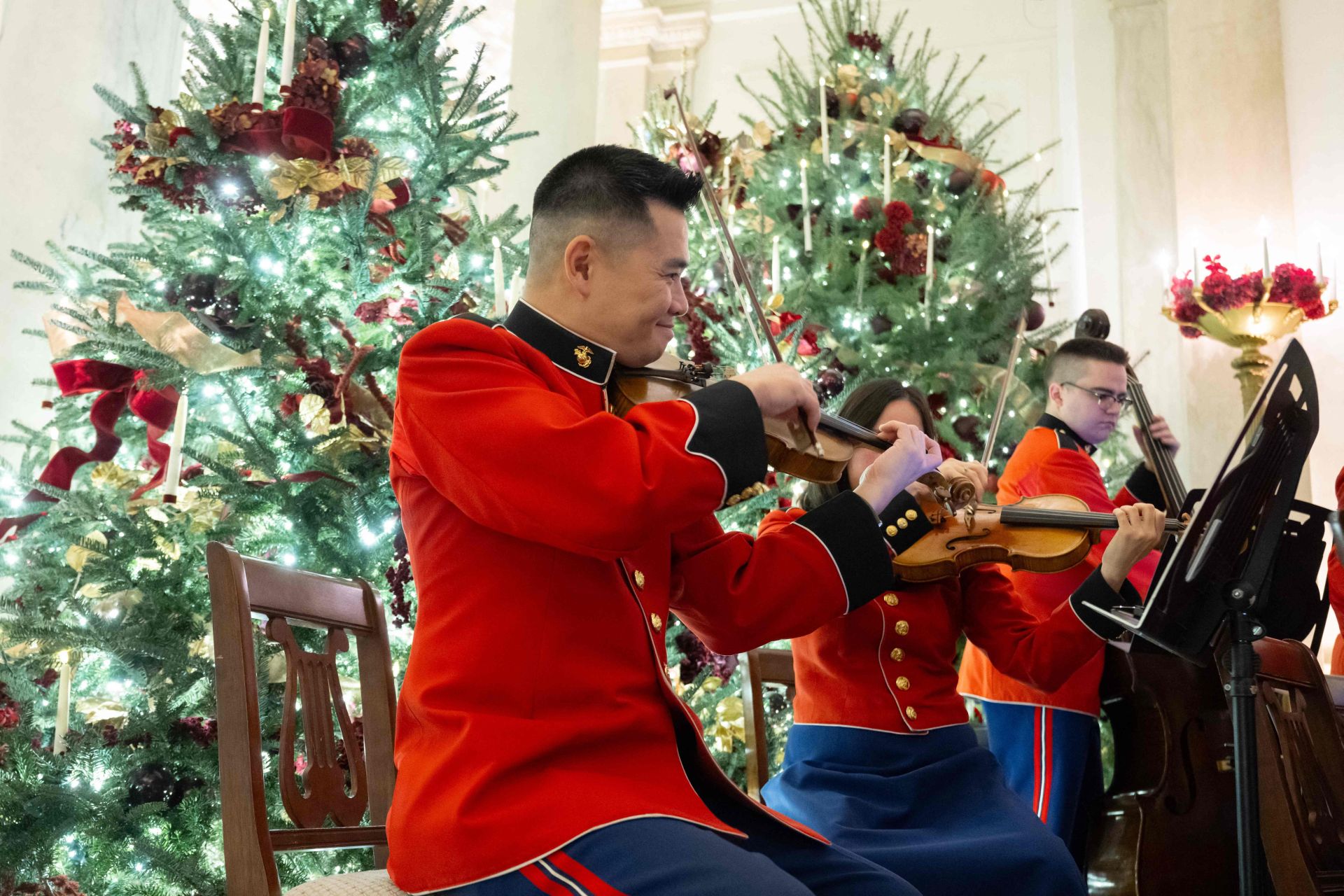 Los Trump ya celebran la Navidad en la Casa Blanca
