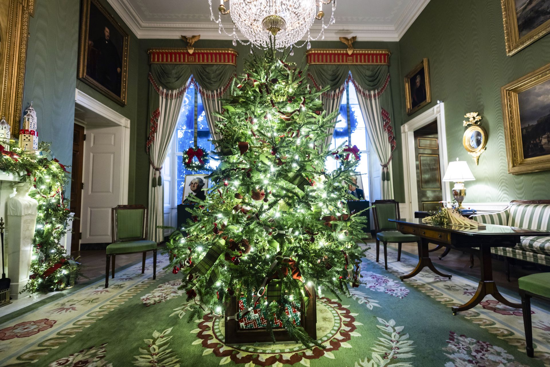 Los Trump ya celebran la Navidad en la Casa Blanca