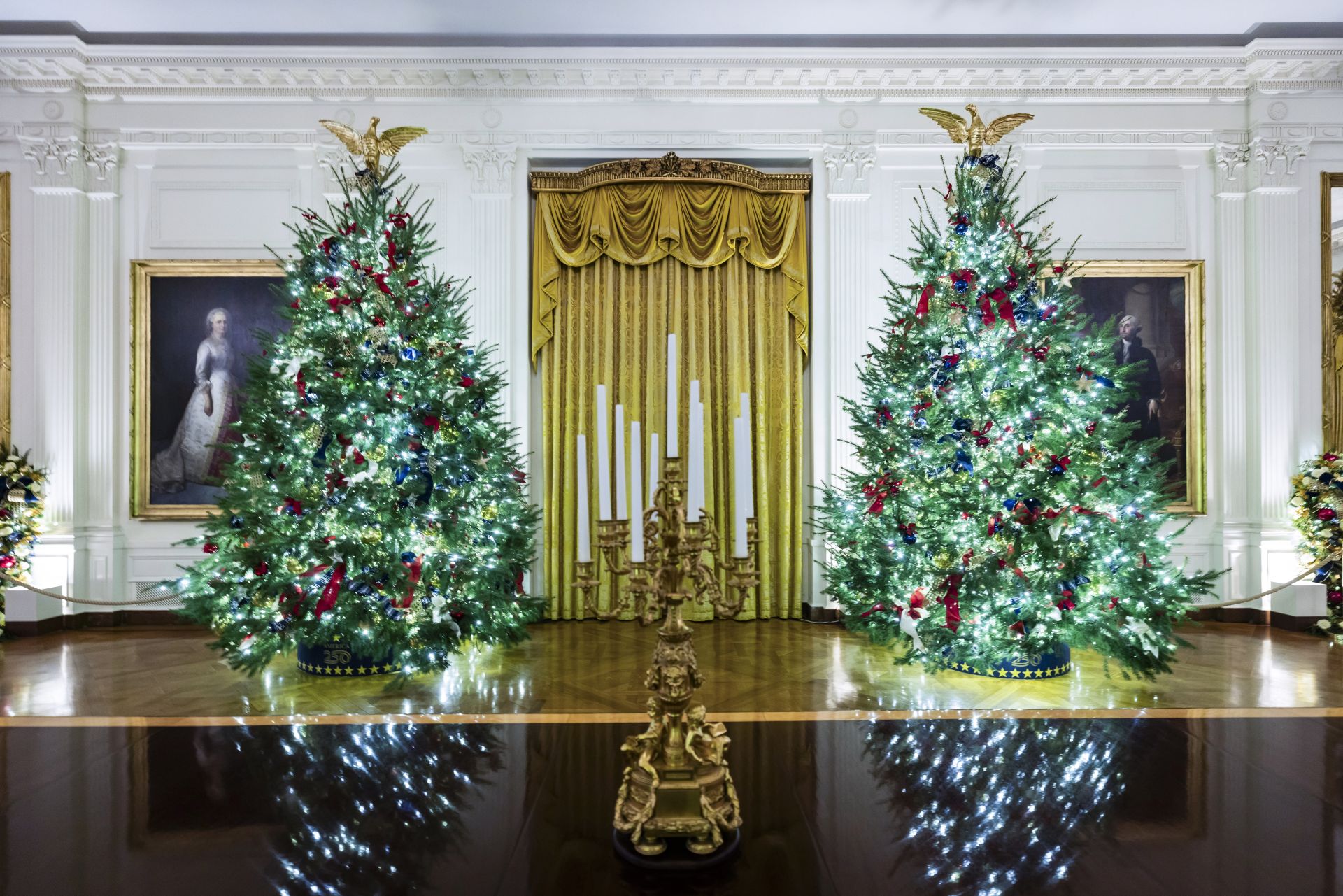 Los Trump ya celebran la Navidad en la Casa Blanca