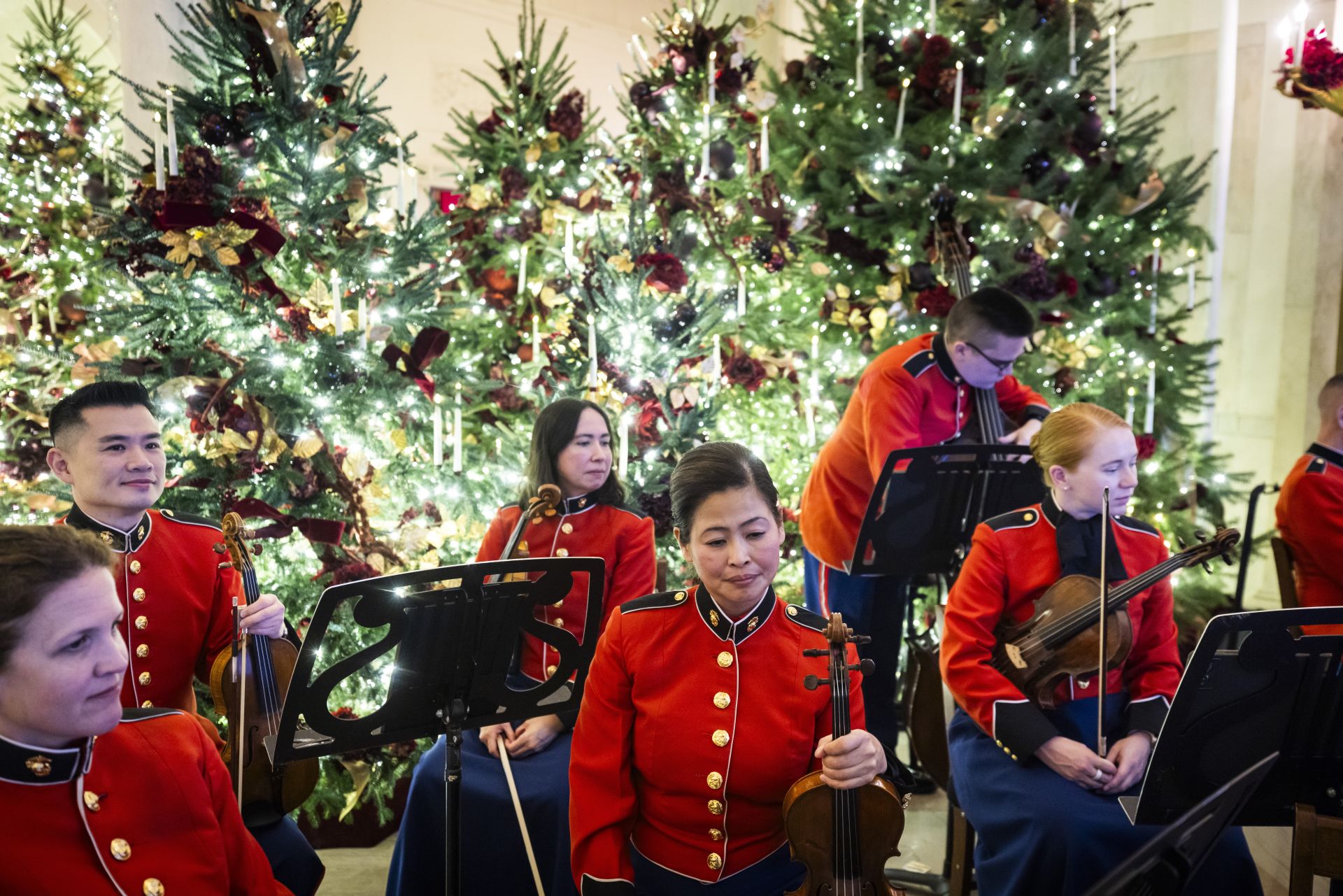 Los Trump ya celebran la Navidad en la Casa Blanca