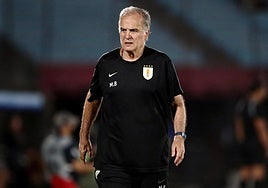 Marcelo Bielsa, seleccionador de Uruguay.