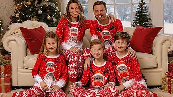 Vive la Navidad en casa con estos divertidos pijamas pensados para toda la familia