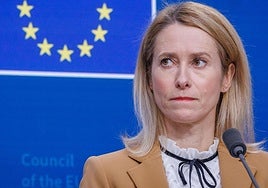 Kaja Kallas, jefa de la diplomacia europea.