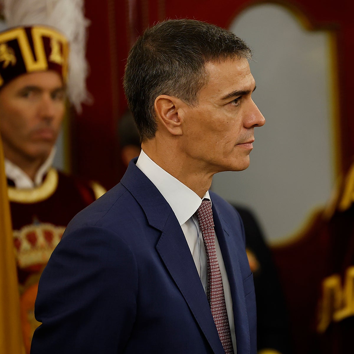 Sánchez este sábado en el Congreso.