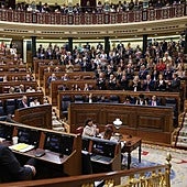 Imagen del Congreso durante una sesión de control al Gobierno.