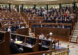 Imagen del Congreso durante una sesión de control al Gobierno.