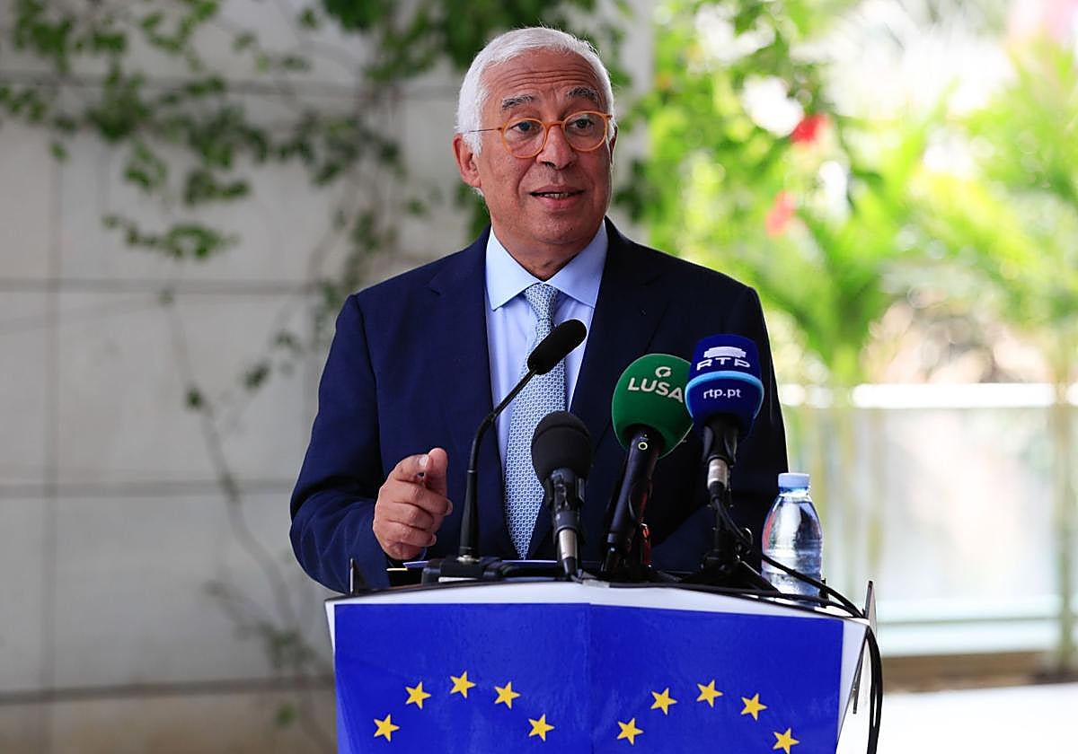El presidente del Consejo Europeo, António Costa.