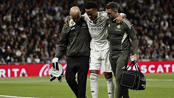 Militao, entre tres y cuatro meses de baja por una rotura del bíceps femoral