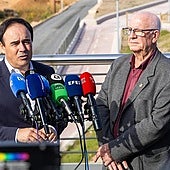 Juanfran Pérez Llorca, este martes en su visita a Paiporta.