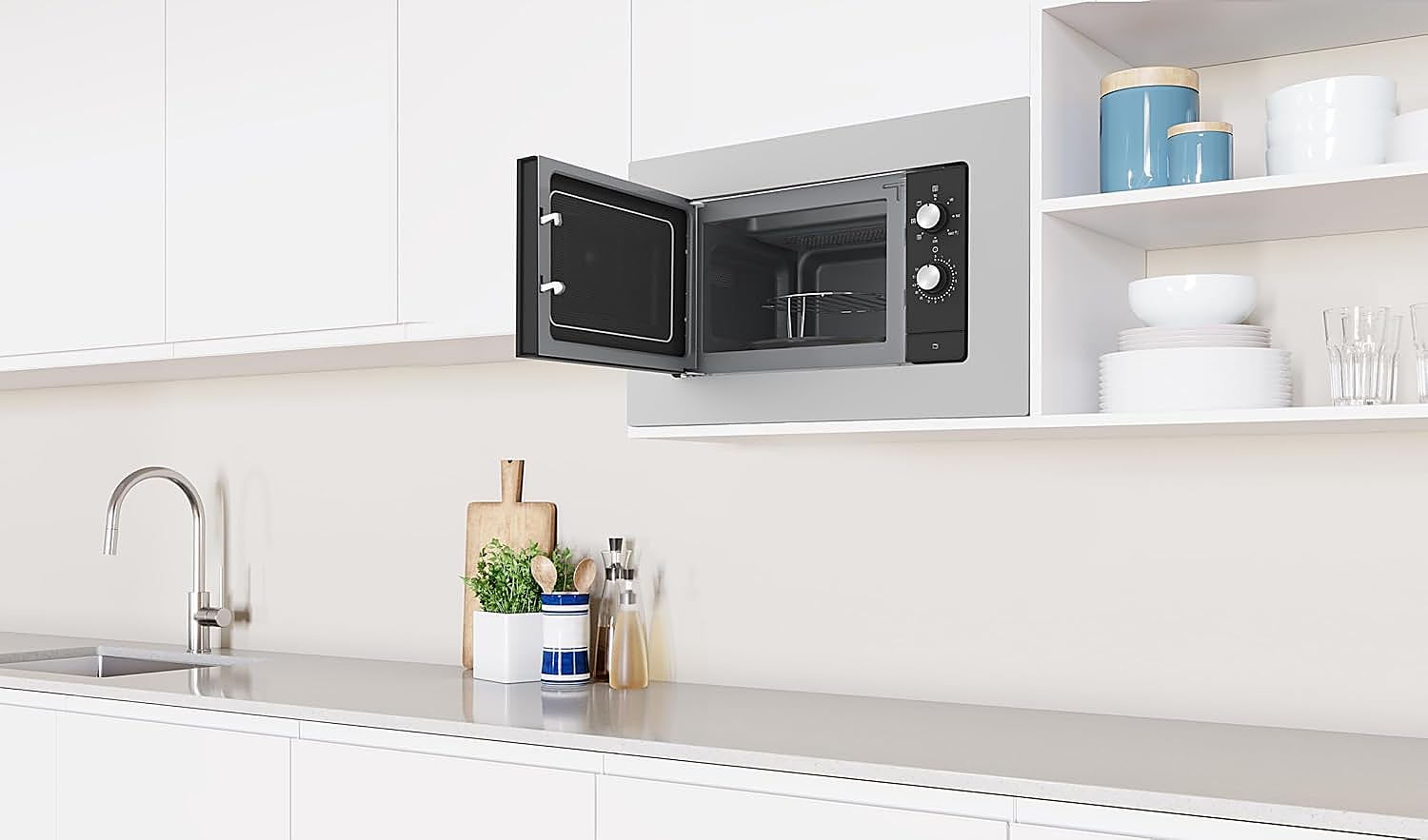 Este microondas integrable de BALAY transformará tu cocina diaria con estilo y facilidad