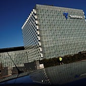 La sede de Telefónica en Madrid.