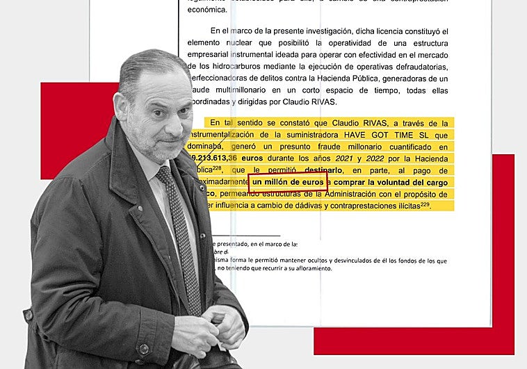 La UCO concluye que la trama del fuel gastó un millón de euros en «comprar la voluntad» de Ábalos