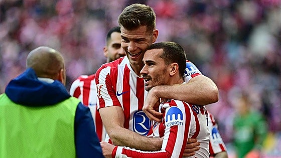 Griezmann despierta al Atlético y tumba al Valencia