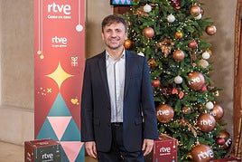 El humorista José Mota, en el plató navideño de Televisión Española.