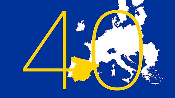 España cumple los 40 en la Unión Europea