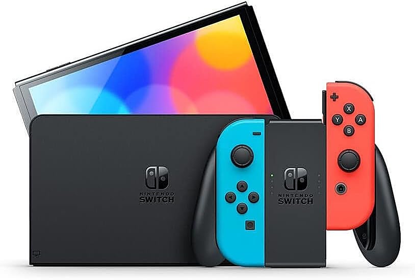 LLeva la jugabilidad a un nuevo nivel con la Nintendo Switch OLED Azul Neón/Rojo Neón y su pantalla vibrante