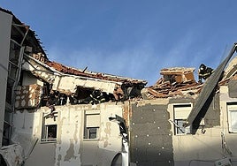 Una anciana muere tras una explosión de gas que derrumbó parte de un edificio de Madrid