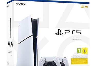 Experimenta la nueva generación de juego sin esperas con la consola digital Playstation 5 y dos mandos DualSense