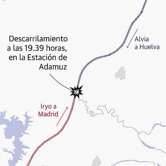 Gráficos | Lo que sabemos del accidente de tren en Adamuz