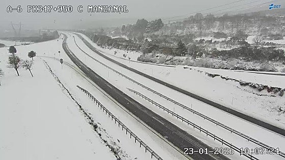 La DGT pide evitar desplazamientos por carretera este fin de semana por fuertes nevadas