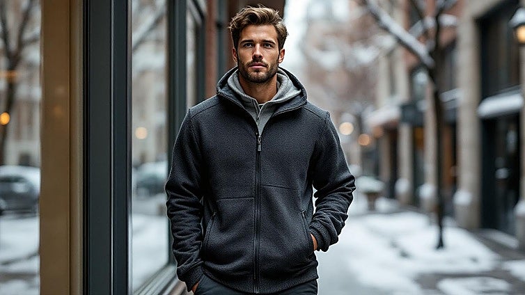 Esta chaqueta de invierno para hombre aporta calidez y estilo y se adapta a todos los gustos